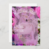 結婚式招待状 (正面/裏面)