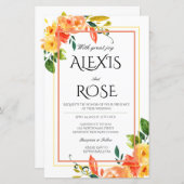 結婚式招待状 (正面/裏面)