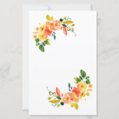 結婚式招待状 (裏面)