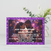 結婚式招待状1 保存日付 招待状 (スタンド正面)