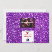 結婚式招待状1 保存日付 招待状 (裏面)