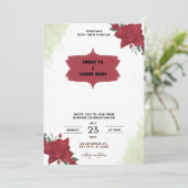 結婚式招待状2025 招待状 (スタンド正面)