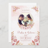 結婚式招待状20 招待状 (正面/裏面)