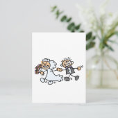 結婚式招待状2 ポストカード (スタンド正面)