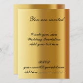 結婚式招待状2 招待状 (正面/裏面)