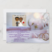 結婚式招待状2 招待状 (正面)