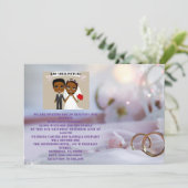 結婚式招待状2 招待状 (スタンド正面)