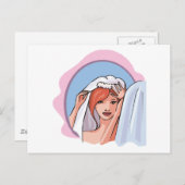 結婚式招待状42 ポストカード (正面/裏面)