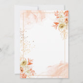 結婚式招待状5時間365日 招待状 (裏面)