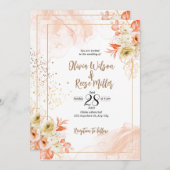 結婚式招待状5時間365日 招待状 (正面/裏面)