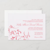 結婚式招待状|の花の優美|lppi 招待状 (正面/裏面)