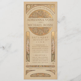 結婚式招待状|の金ゴールドの新しいDeco 招待状