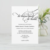 結婚式招待状|を押さえる 招待状 (スタンド正面)