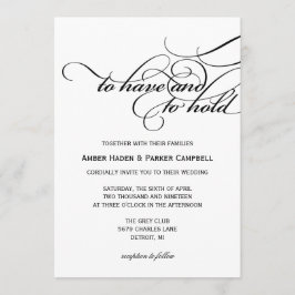 結婚式招待状|を押さえる 招待状