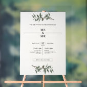 結婚式招待状 アクリルサイン (ニュートラル)