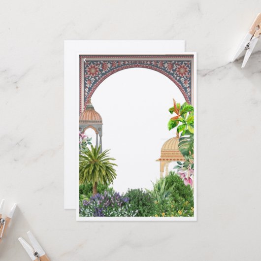 結婚式招待状/インド式招待状 招待状 (正面/裏面インサイチュ)