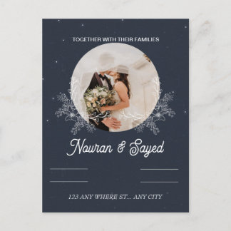 結婚式招待状 インビテーションポストカード