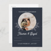 結婚式招待状 インビテーションポストカード (正面/裏面)