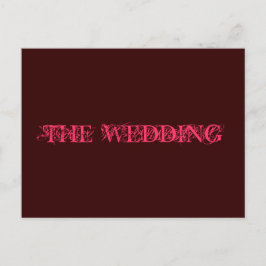 結婚式招待状 インビテーションポストカード