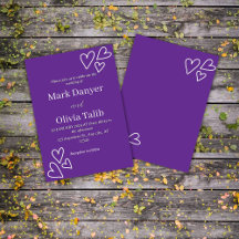 結婚式招待状-エレガントカスタマイズ可能