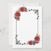 結婚式招待状 | エレガント&カスタマイズ可能なデザイン 招待状 (裏面)