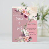 結婚式招待状 エンクロージャーカード (スタンド正面)