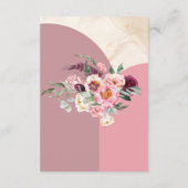 結婚式招待状 エンクロージャーカード (裏面)