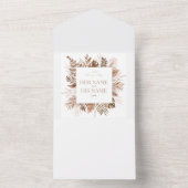 結婚式招待状 オールインワン招待状 (内側)