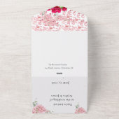 結婚式招待状 オールインワン招待状 (外側)