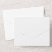 結婚式招待状 オールインワン招待状 (裏面)