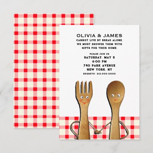 結婚式招待状 カップルシャワー 招待状 (正面/裏面)