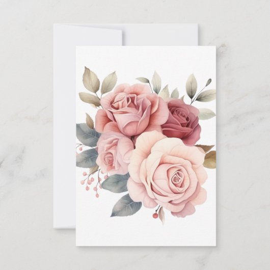 結婚式招待状 カード (裏面)