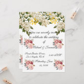 結婚式招待状 カード (正面/裏面インサイチュ)