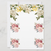 結婚式招待状 カード (裏面)