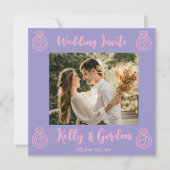 結婚式招待状 カード (正面)