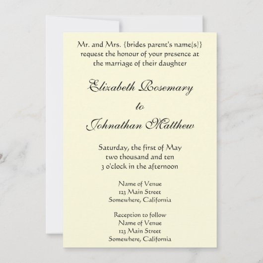 結婚式招待状;キスバイグスタフクリムト 招待状 (裏面)