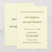 結婚式招待状、クラシック結婚式招待状 招待状 (正面/裏面)