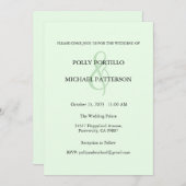 結婚式招待状、クラシック結婚式招待状 招待状 (正面/裏面)