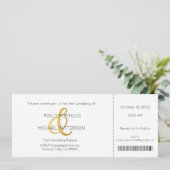 結婚式招待状、クラシック結婚式招待状 招待状 (スタンド正面)