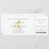 結婚式招待状、クラシック結婚式招待状 招待状 (正面/裏面)