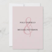 結婚式招待状、クラシック結婚式招待状 招待状 (裏面)