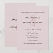 結婚式招待状、クラシック結婚式招待状 招待状 (正面/裏面)