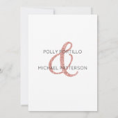 結婚式招待状、クラシック結婚式招待状 招待状 (裏面)