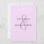 結婚式招待状、クラシック結婚式招待状 招待状 (裏面)