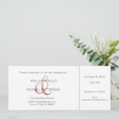 結婚式招待状、クラシック結婚式招待状 招待状 (スタンド正面)