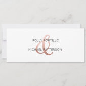 結婚式招待状、クラシック結婚式招待状 招待状 (裏面)