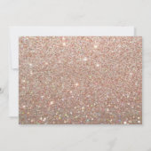 結婚式招待状 - グリット ファブ ツー - ローズゴールド 招待状 (裏面)