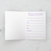 結婚式招待状、ゲイ、挨拶状 招待状 (内部)