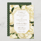 結婚式招待状*ゴールデン開花* 招待状 (正面/裏面)