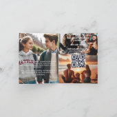 結婚式招待状 サンキューカード (内部)